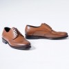 Pure Leather Men's Oxford Lace-Up Classic Shoes - 36.134.19