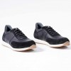 Pure Leather Men's Sports Shoes Lace-Up Comfortable Sole Sneaker - 36.177.40