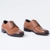 Pure Leather Men's Classic Shoes Oxford Lace-up Front Stripe Detail - 56.010.19