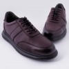 Pure Leather Men's Sports Shoes Lace-Up Casual Sneaker - 56.064.04