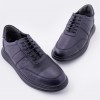 Pure Leather Men's Sports Shoes Lace-Up Casual Sneaker - 56.064.11