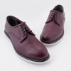 Pure Leather Men's Casual Shoes Comfortable Sole Lace-Up - 56.066.04