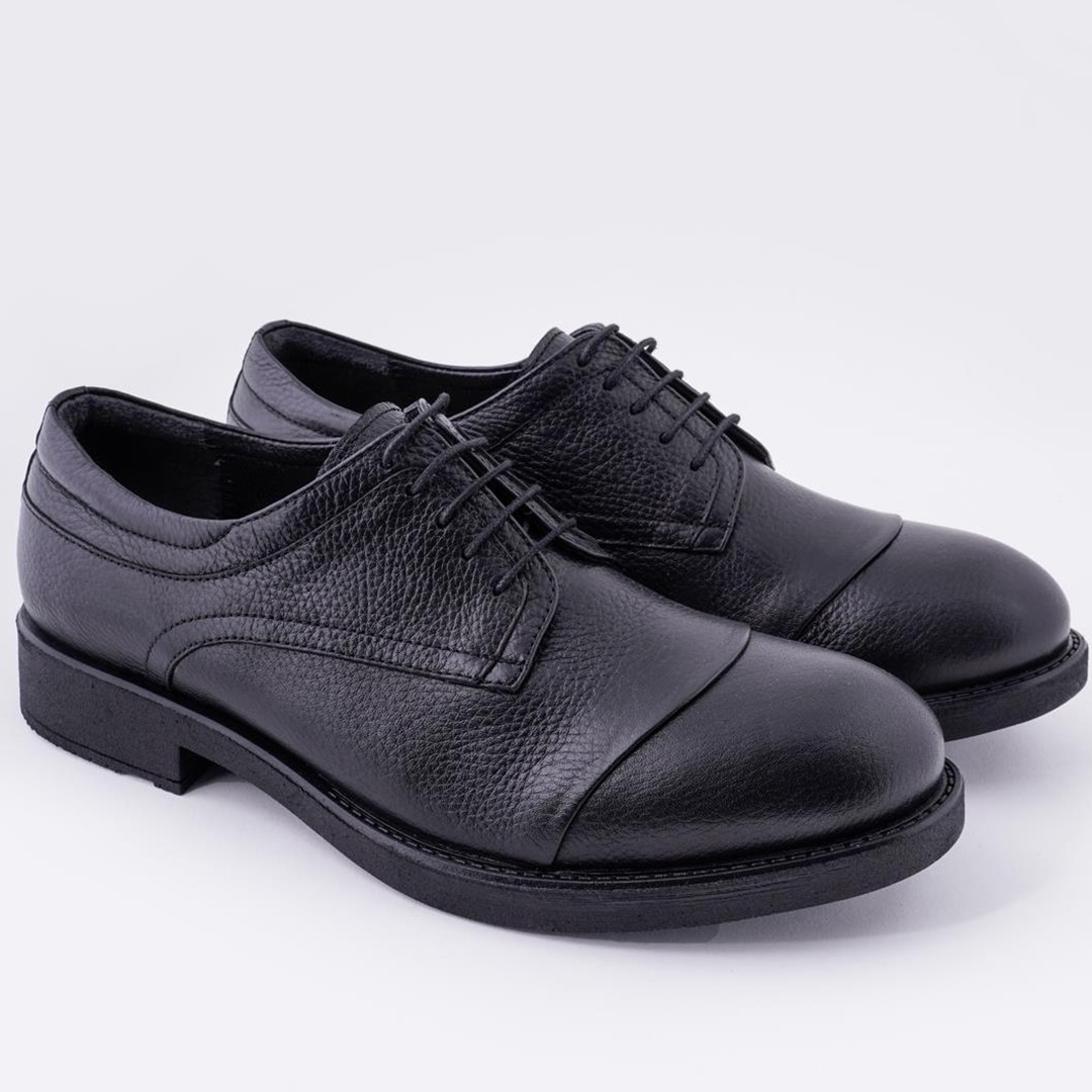 Pure Leather Men's Classic Shoes Comfortable Sole Lace-Up - 56.067.17