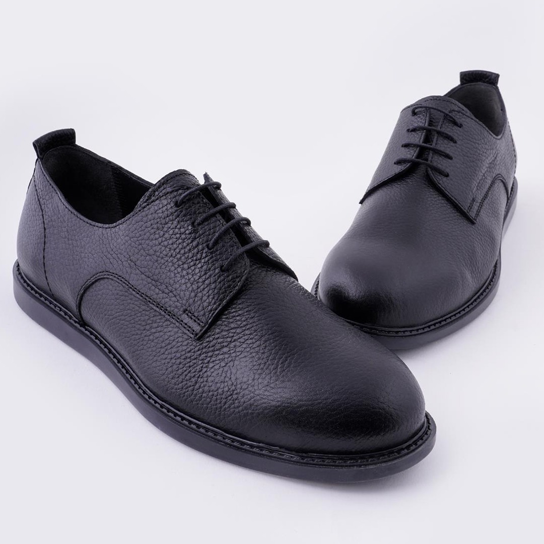 Pure Leather Men's Casual Shoes Comfortable Sole Lace-up - 56.073.17