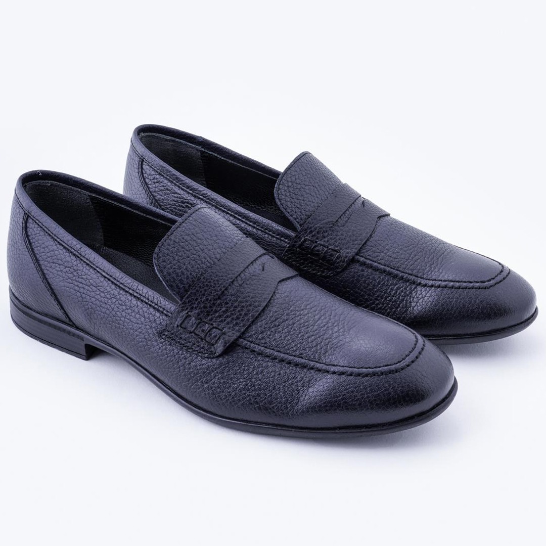 Pure Leather Men's Loafer Comfortable Sole Casual Classic Shoes - 56.065.11